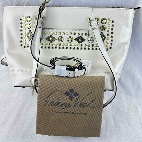 Patricia Nash Milana Tote | Boho Studded Collection Crossbody / Shoulder - Picture 1 of 9